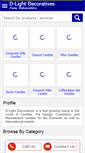 Mobile Screenshot of d-lightdecoratives.com
