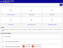 Tablet Screenshot of d-lightdecoratives.com